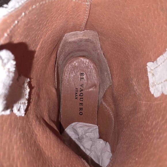 EL VAQUERO Arya Silverstone Ghost Wedge Moccasin Boots - Picture 13 of 16